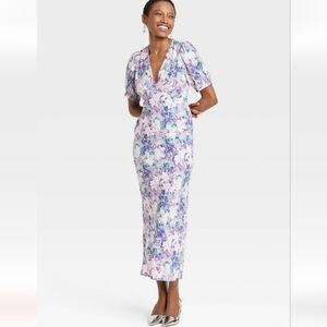 A New Day Multicolor Floral Maxi Dress